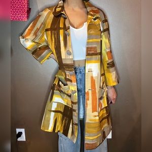 Beth Bowley Printed Coat